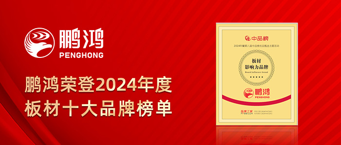 腾博官网诚信为本荣登2024年度板材十大品牌榜单